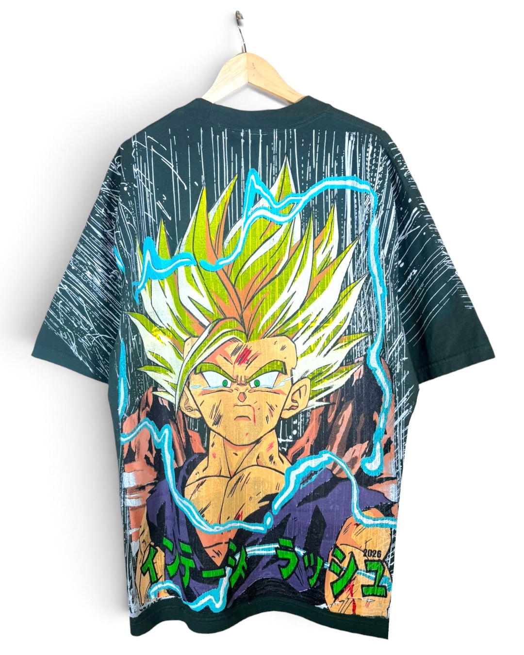 Faded Green Rain - Cell Forms Front - Gohan Back - Shirt