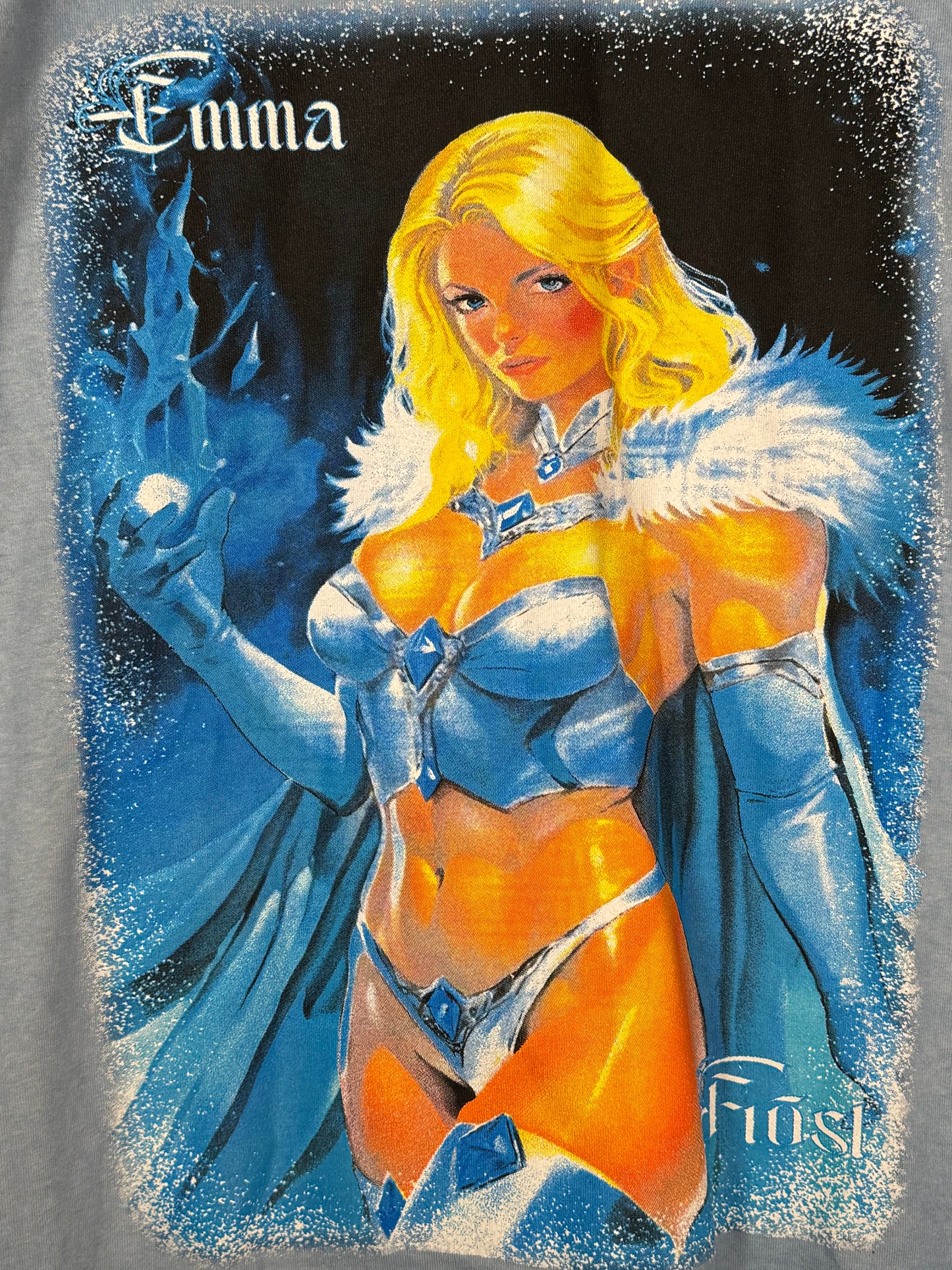 Blue Oil Wash - Emma Frost Shirt