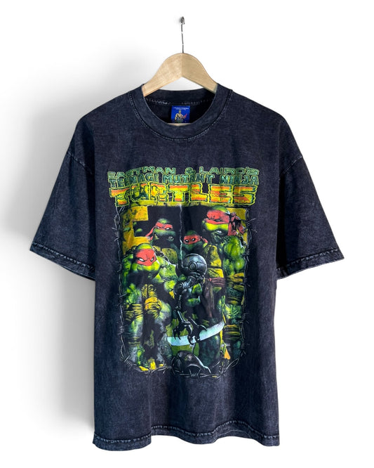 Black Acid Wash - Teenage Mutant Ninja Turtles - Shirt