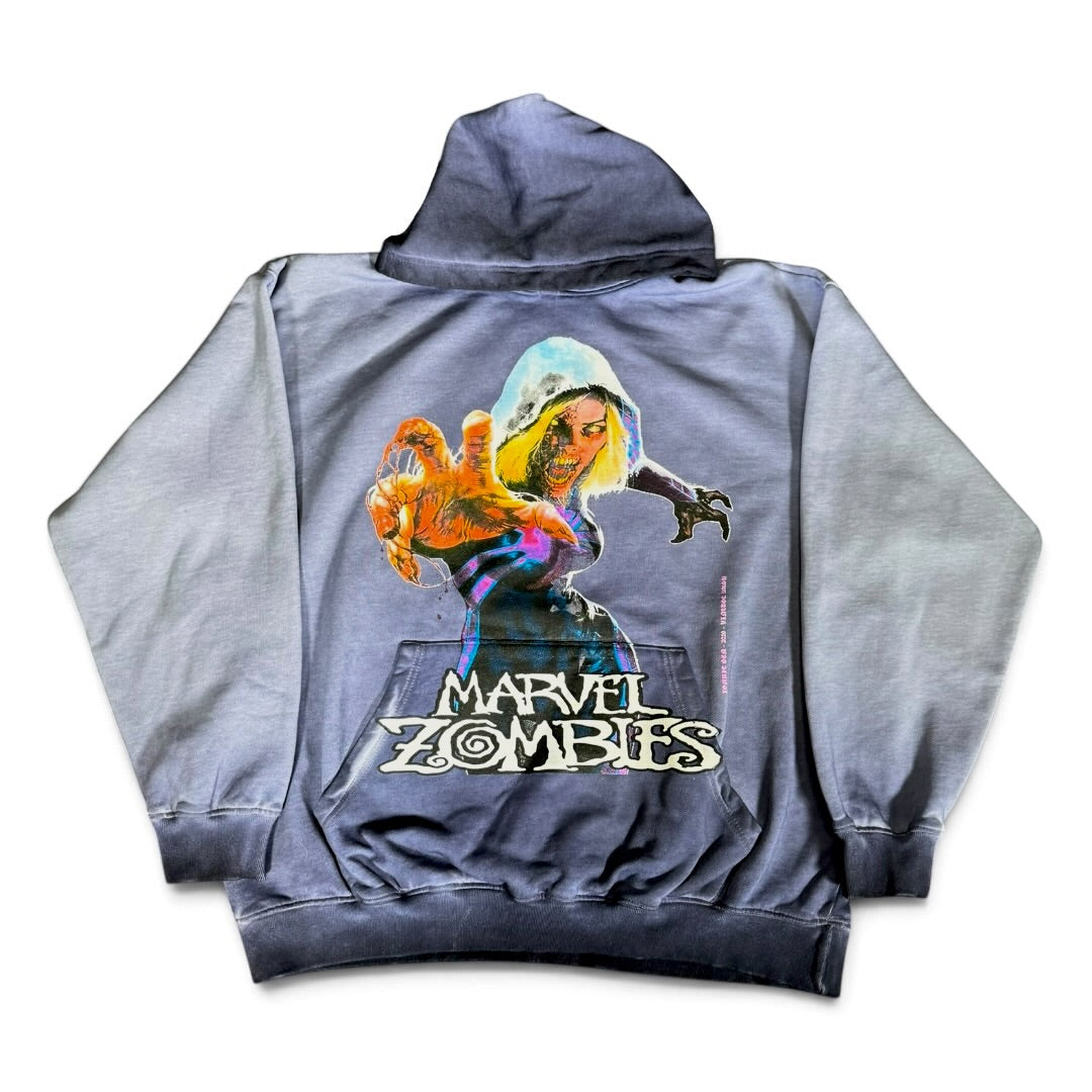 Purple Oil Wash Hoodie - Marvel Zombies