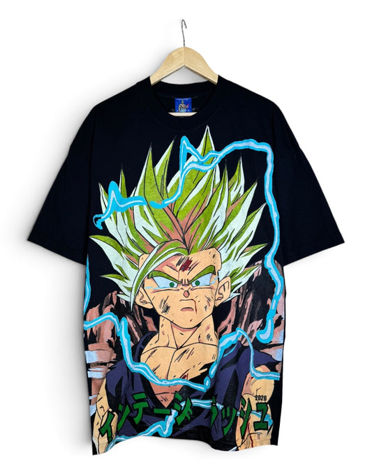 Black - Gohan Front - Cell Forms Back - Shirt