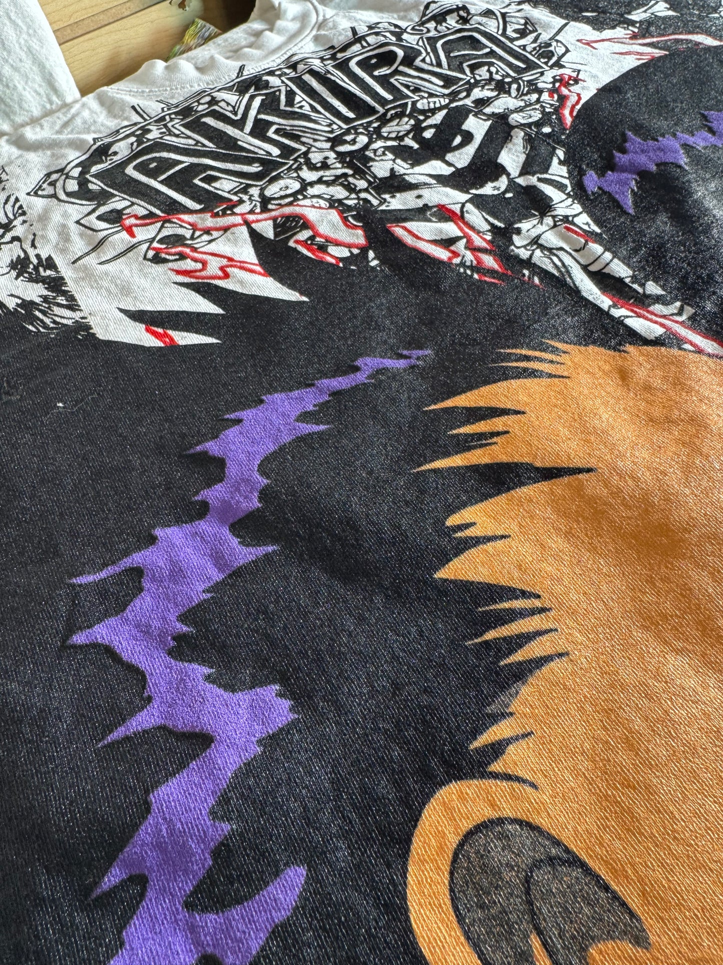 White - Akira Manga Panel Mega Print - Shirt
