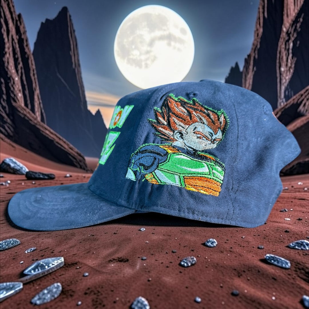 Navy Blue Suede Hat - Arlia Vegeta - DBZ