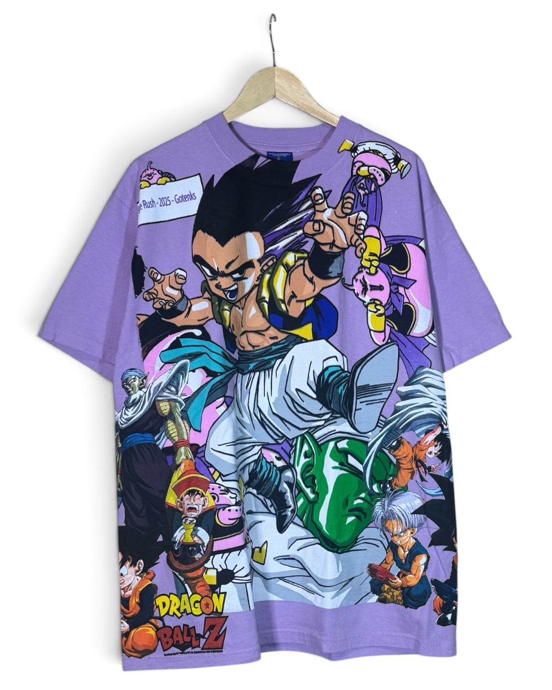 Lilac - Gotenks Front - Gohan Back - Uncle Piccolo Babysits Sides - 360 Shirt