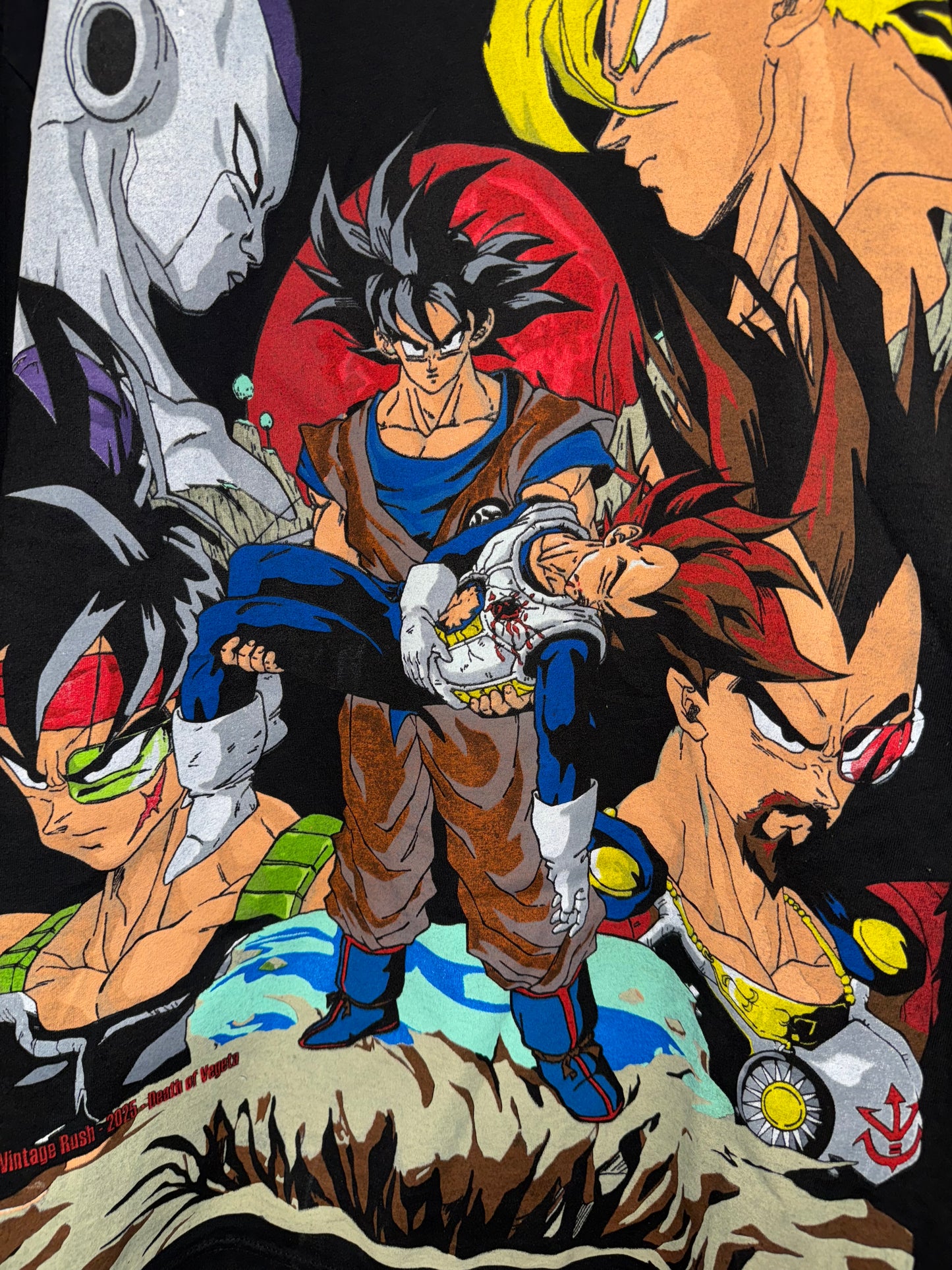 Black - Vegeta’s Fathers Brawl & Death Front Back