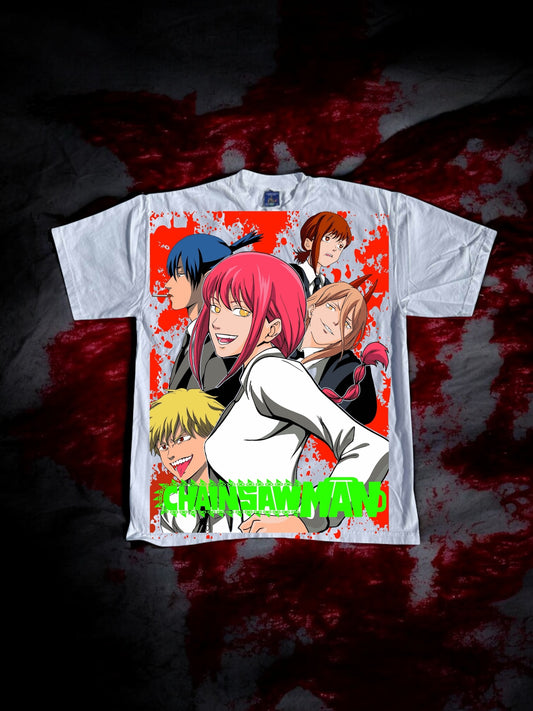 White - Makima’s World Front - Reze Movie Promo Back