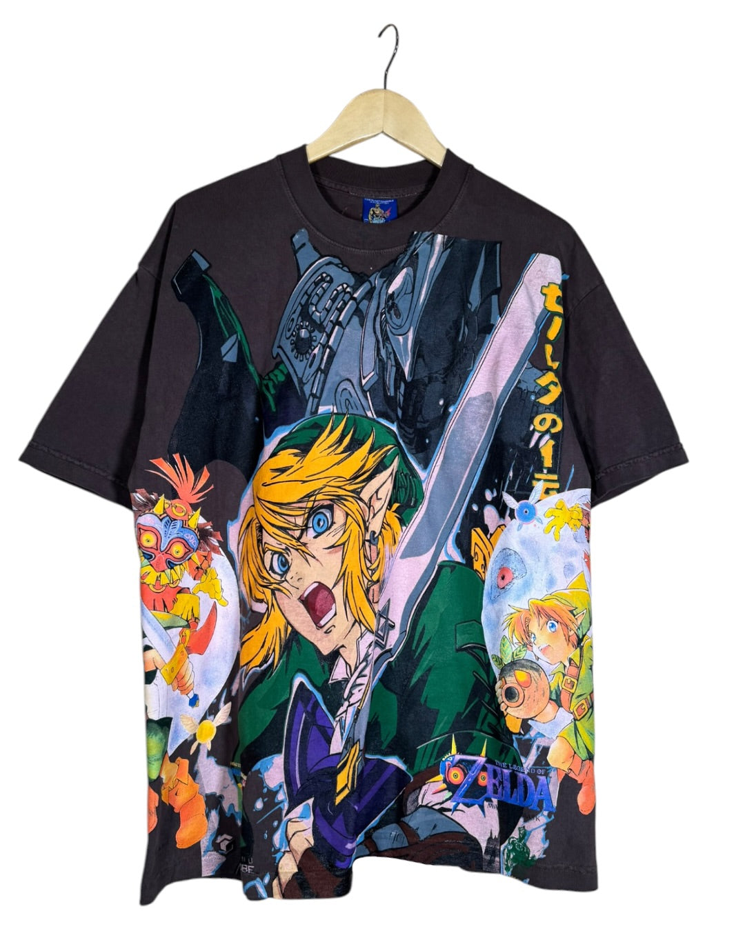 Brown - Master Sword Front - Links Back - Majora’s Mask Sides - 360 Shirt