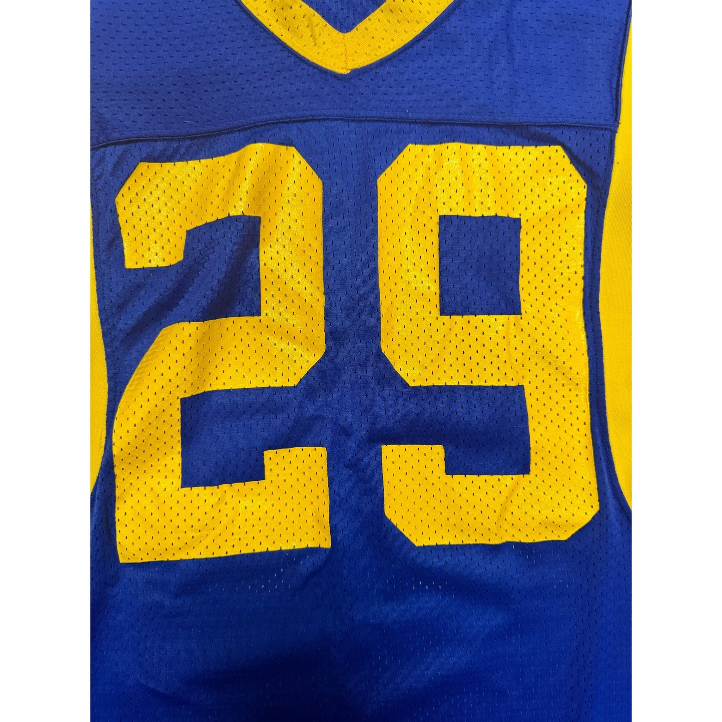 Vintage NFL Sand-Knit Rams 29 Eric Dickerson Size L Jersey