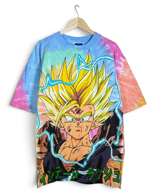 Sherbet Tie Dye - Gohan Front - Cell Forms Back - Shirt