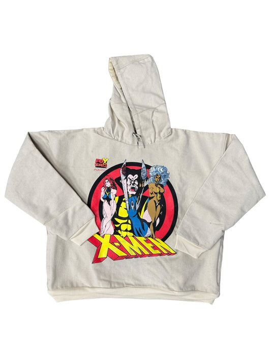 Cream-xL- X-Men FOX Hoodie – Wolverine, Storm