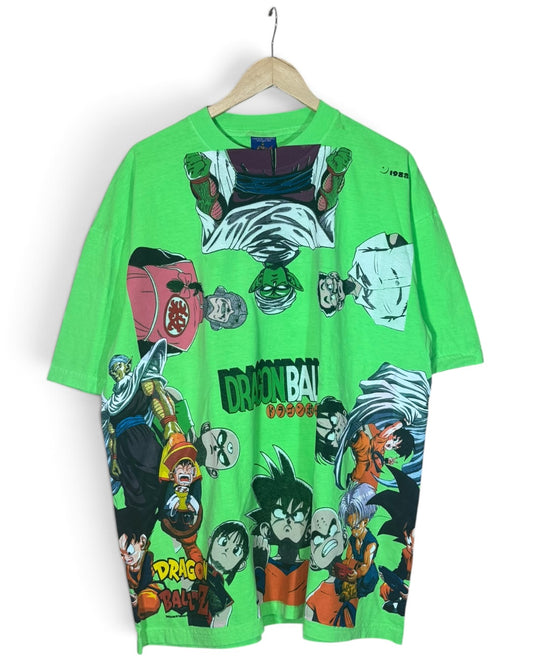 Lime Green - Piccolo Rap Album Front - Giant Piccolo Back - Uncle Piccolo Babysits Sides - 360 Shirt