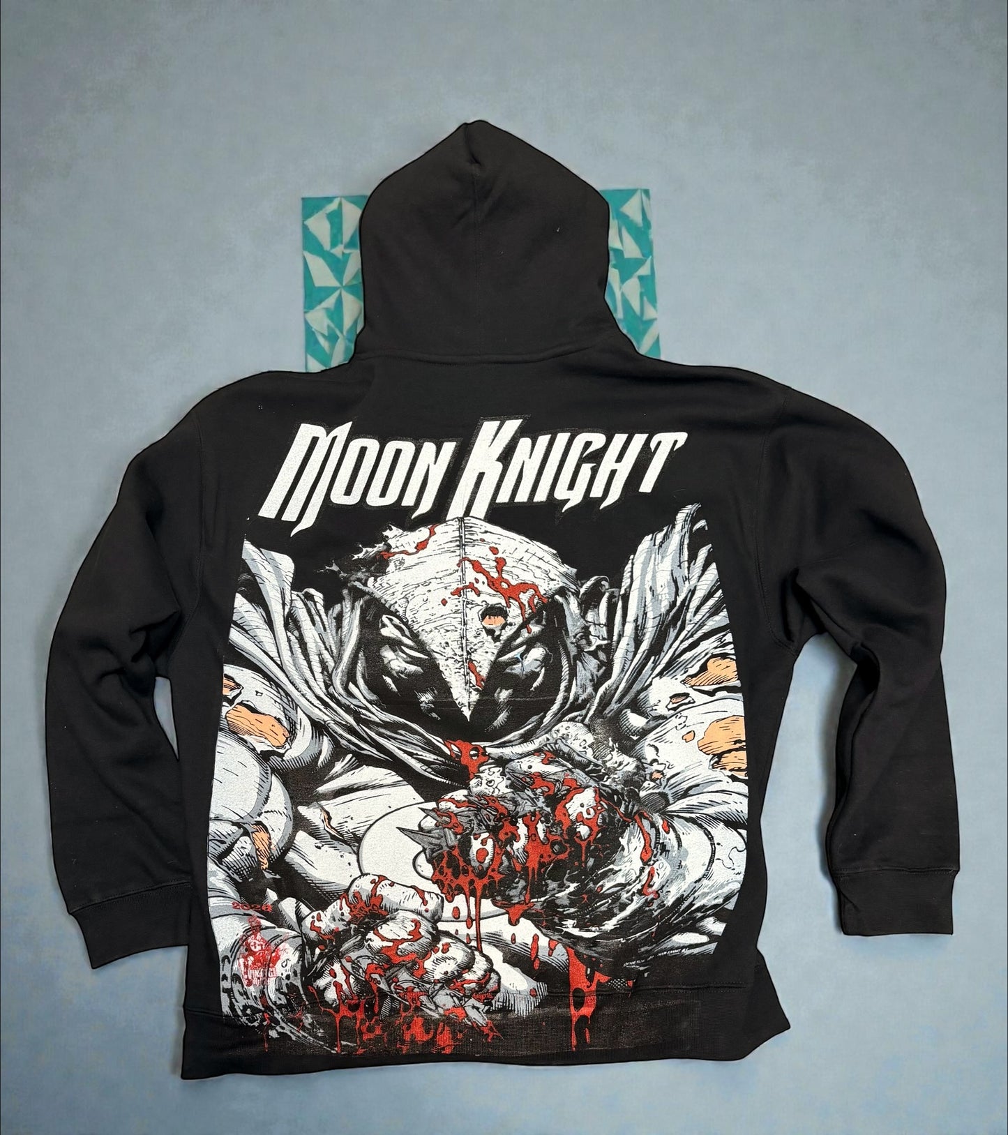 Black Hoodie- city boy front / Moon Knight back