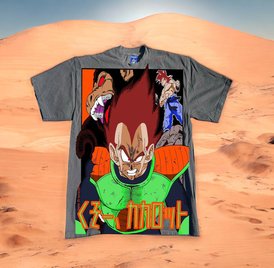 Faded - VARIANT  Arlia Vegeta Front & SSJ Gohan “ I hate Sayians” Back