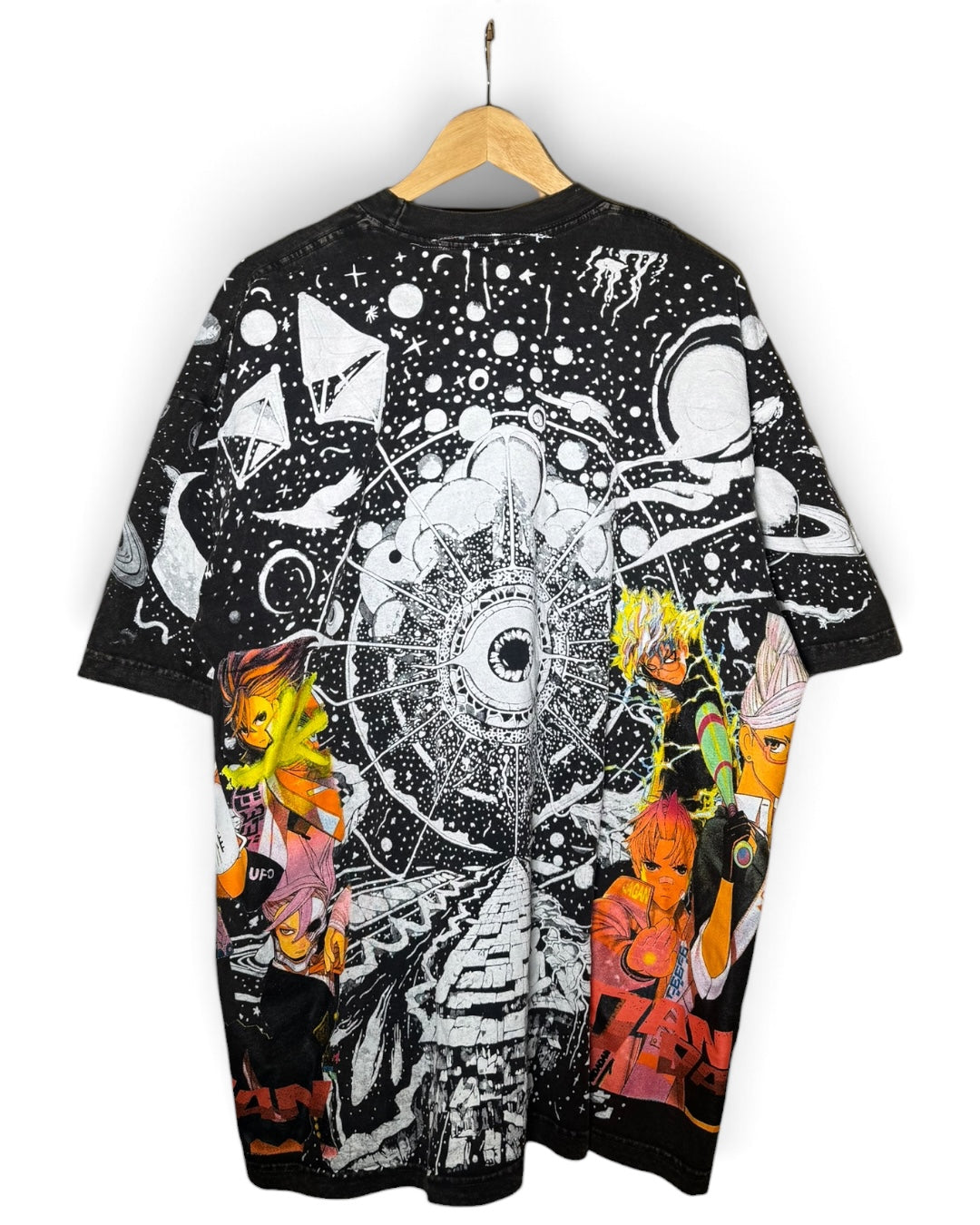 Black Acid Wash - Dandadan - 360 Shirt