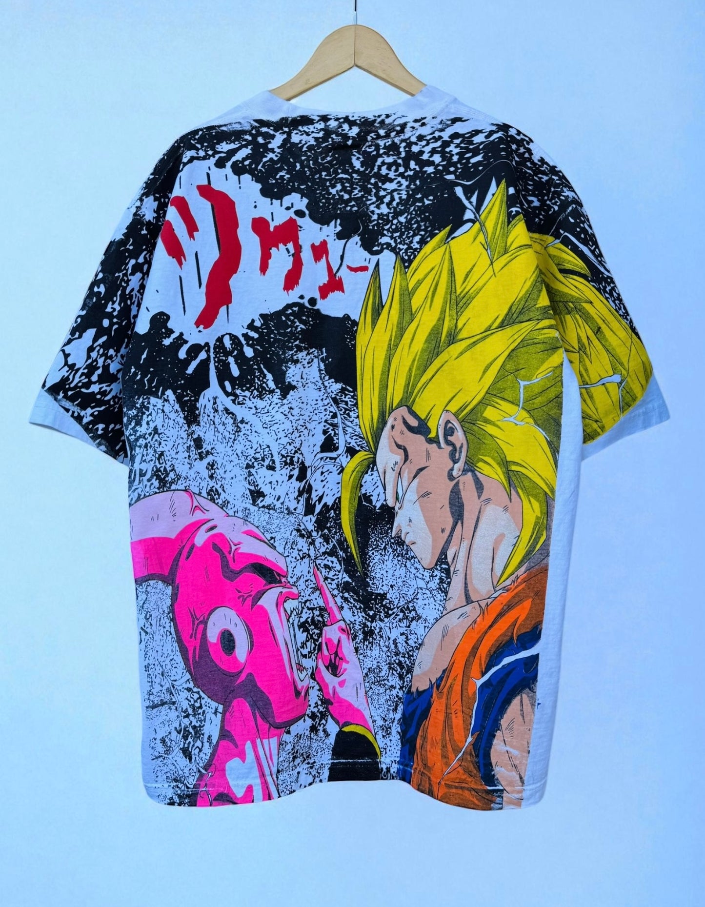 White - Buu Vs Goku Mega print