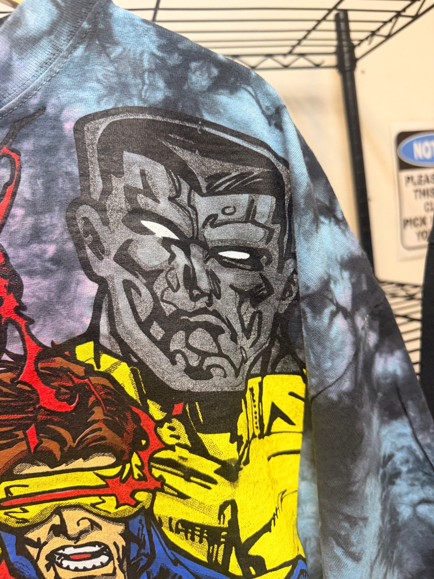 Galexy tie dye - Beast & Gambit Front & X-Men Team