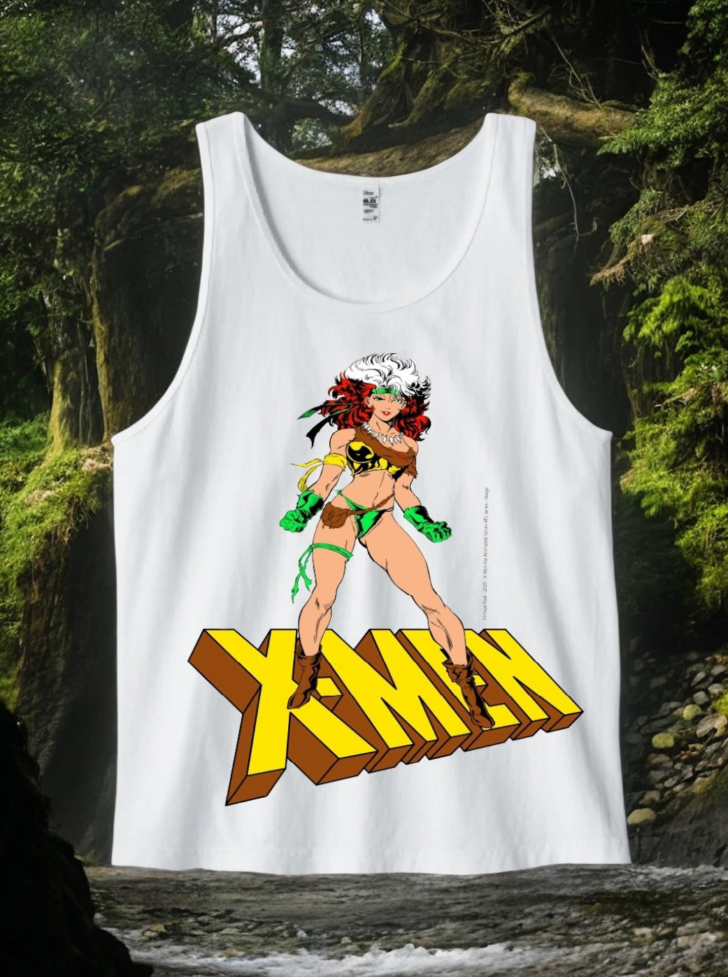 (Black Friday) White tank top - Savage land rouge