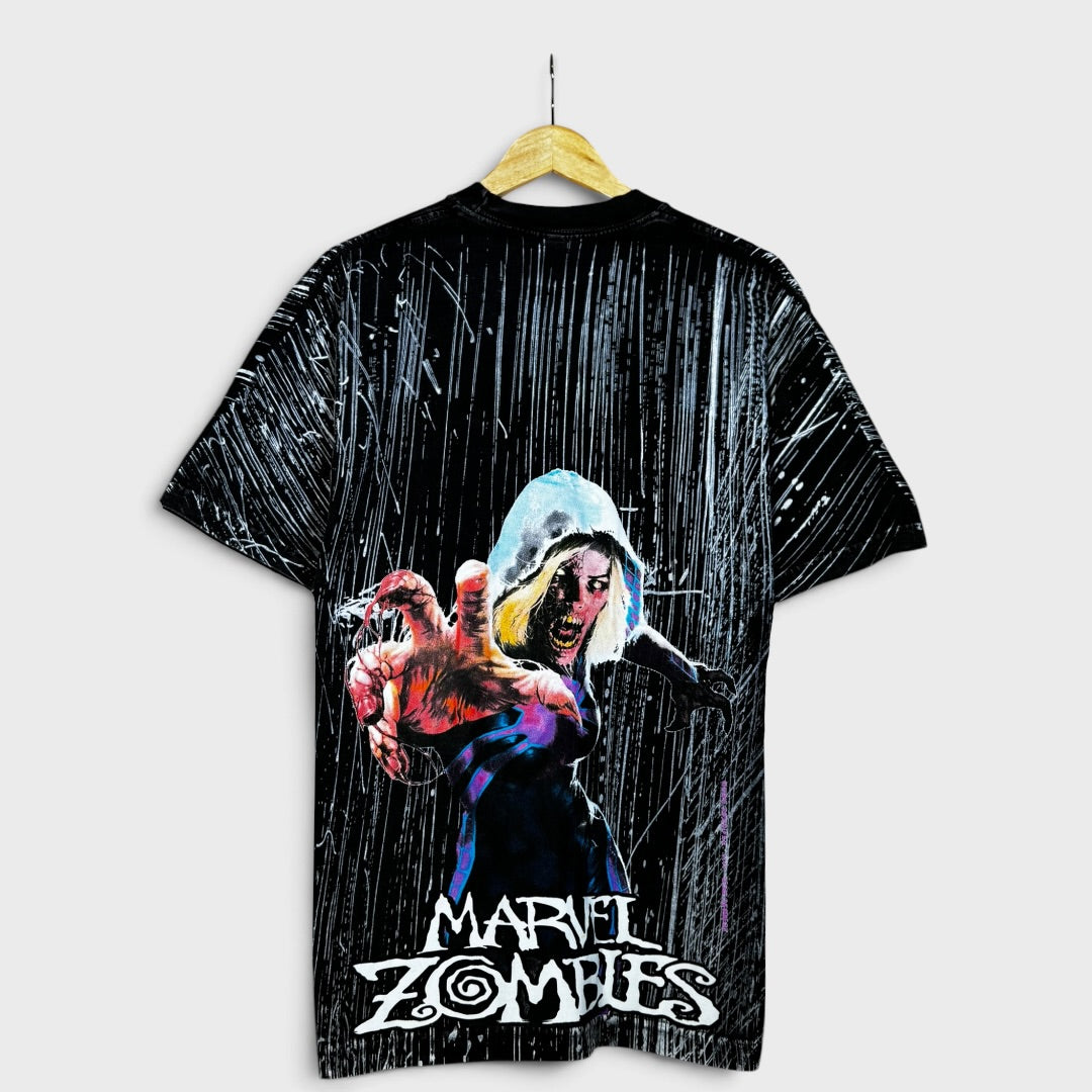 Black Acid Wash Rain - Marvel Zombies - Shirt