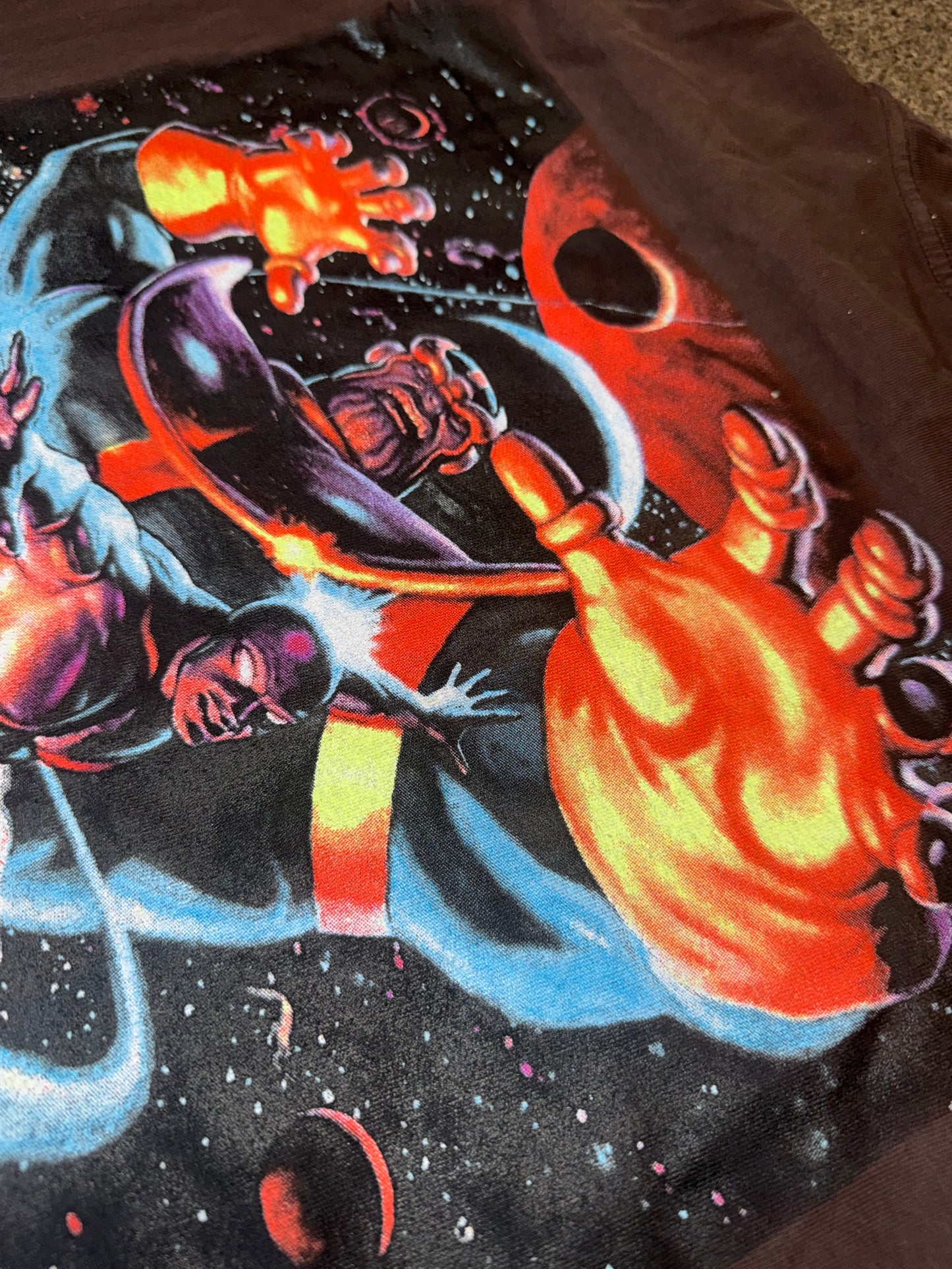 Dark Brown - Fatal Attractions Front - Silver Surface Back Shirt