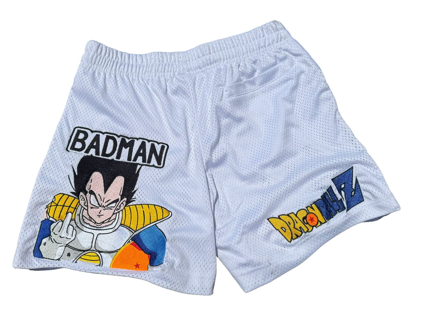 White - Badman Shorts