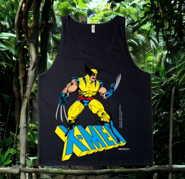 Wolverine X-Men Manga collection Black tanktop