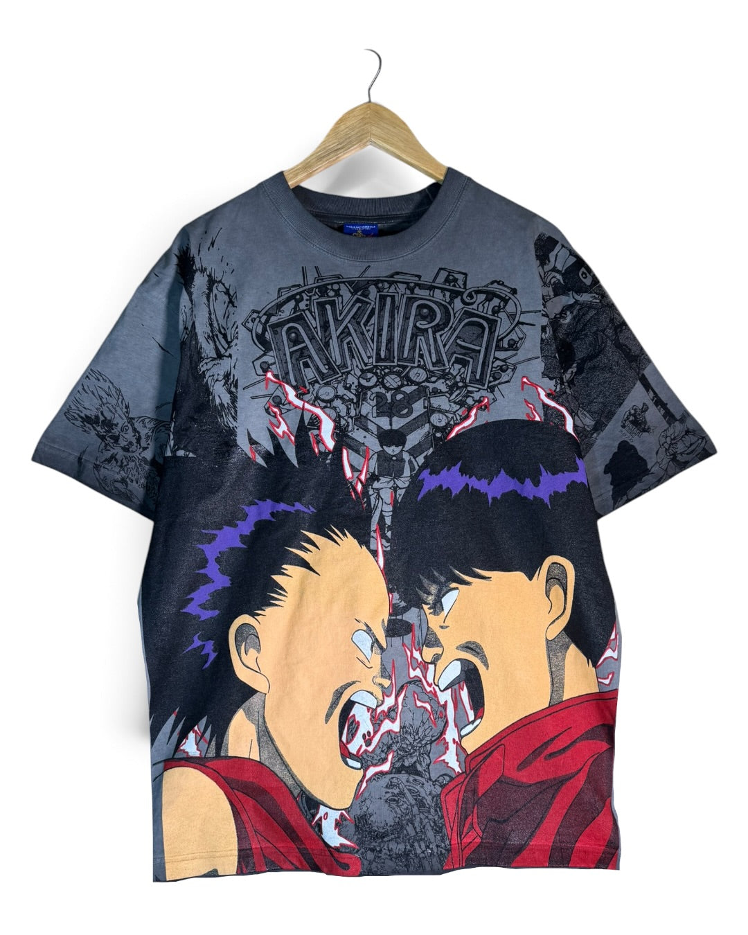 Black Oil Wash - Akira Manga Mega Print - Shirt