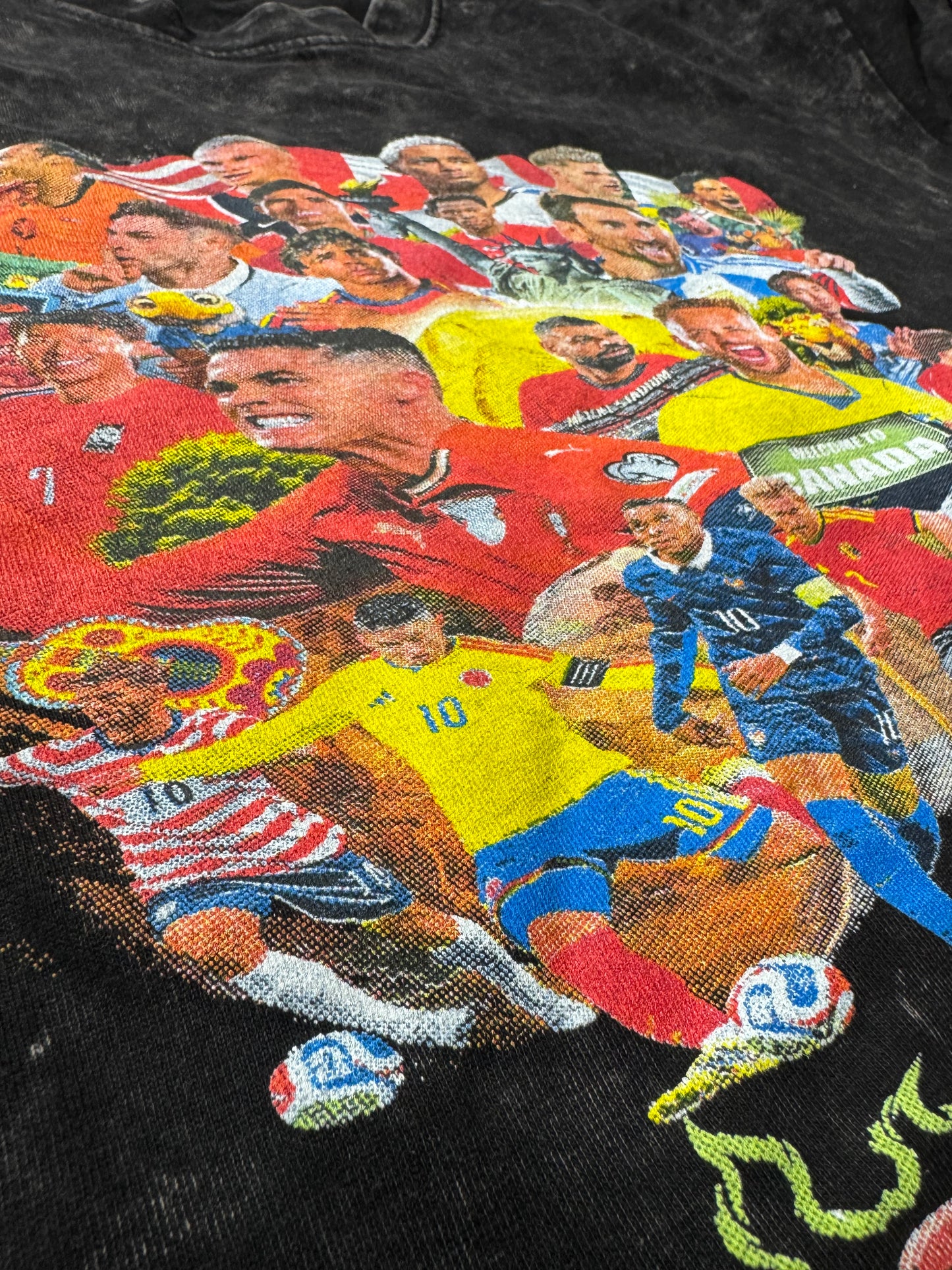 Black Acid Wash - 2026 World Cup Shirt