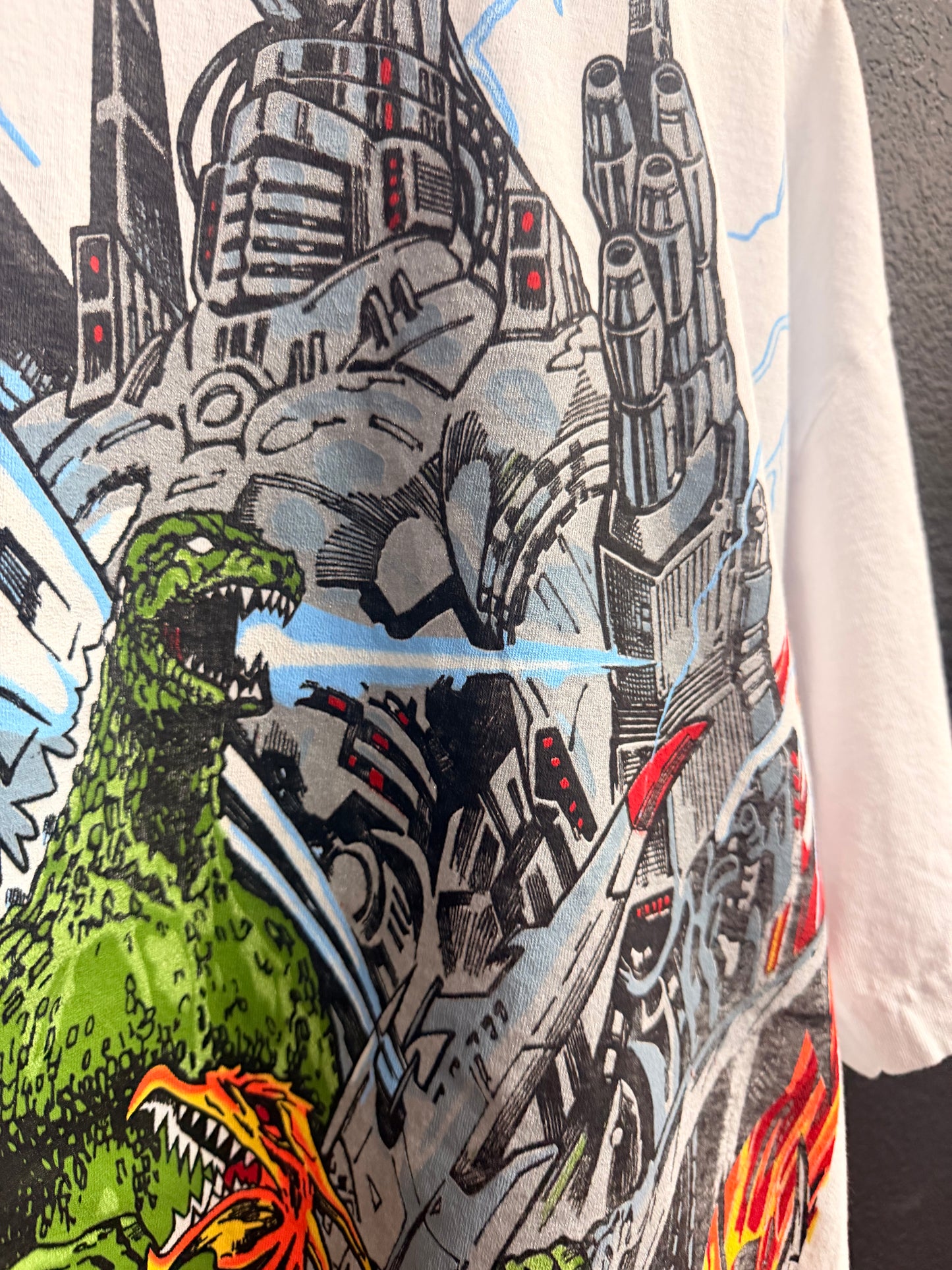 White  - Mechagodzilla Trio Front & Godzilla Final Wars Back