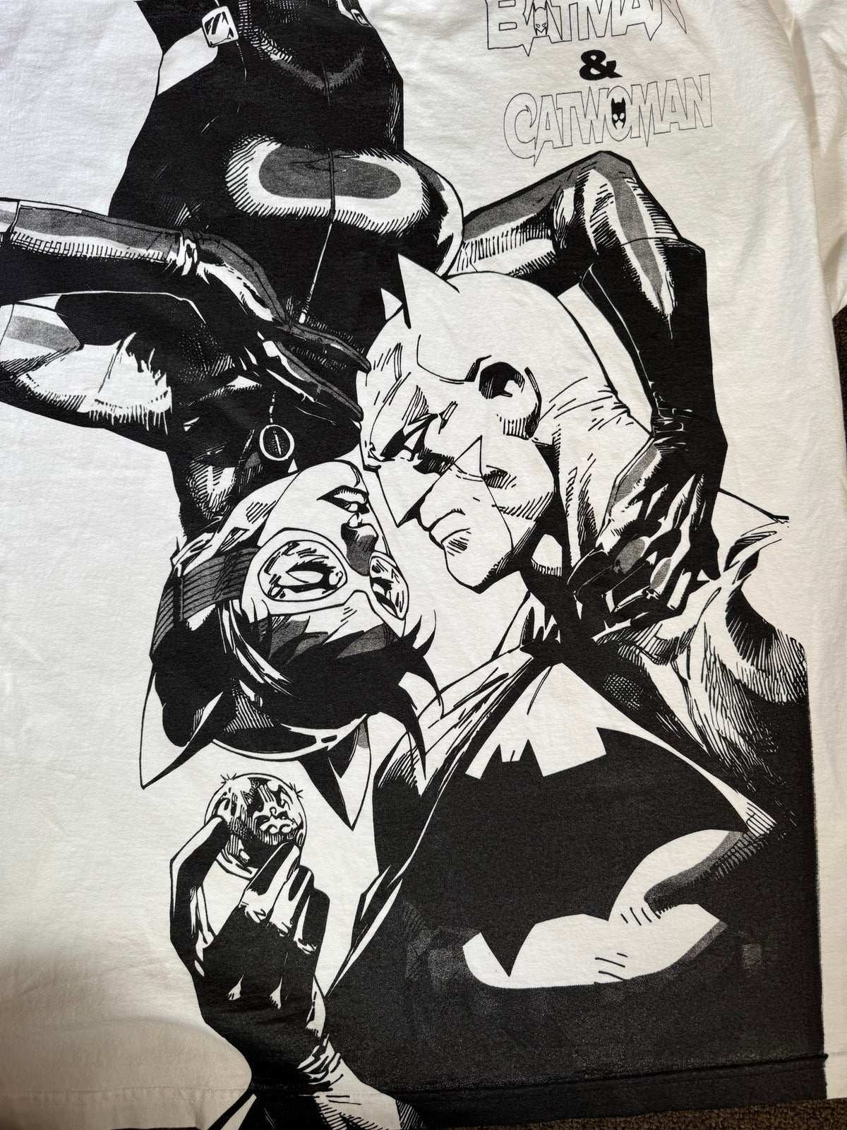 White Tattoo Variant - Villains Front - Batman & Catwoman Back