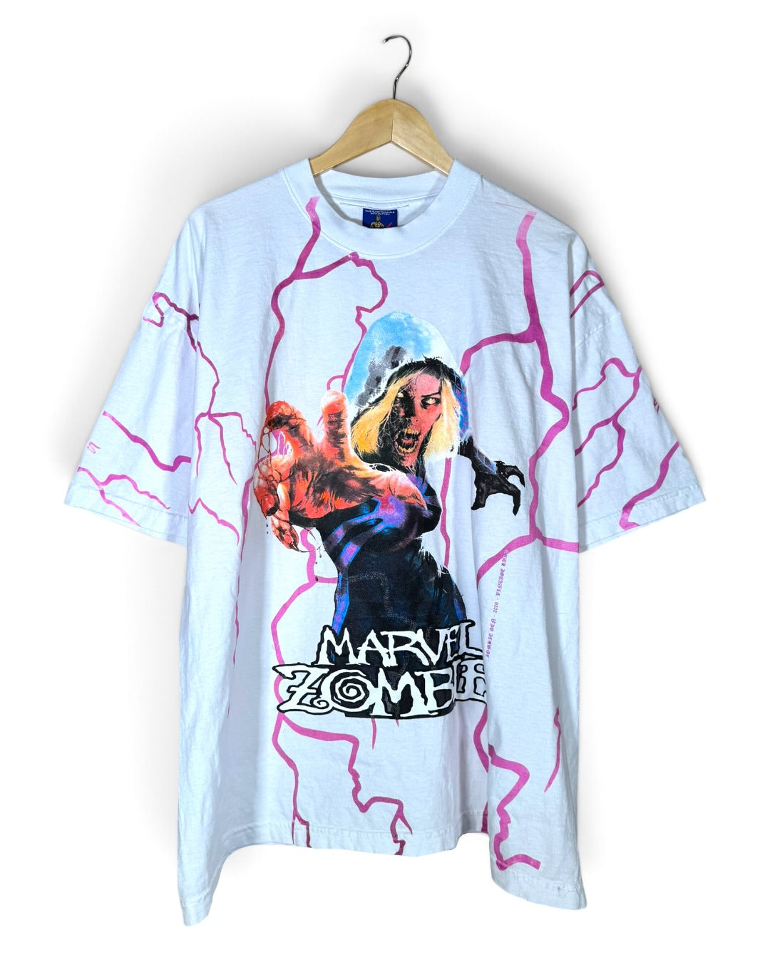 White Pink Glowing Lighting - Marvel Zombies - Shirt