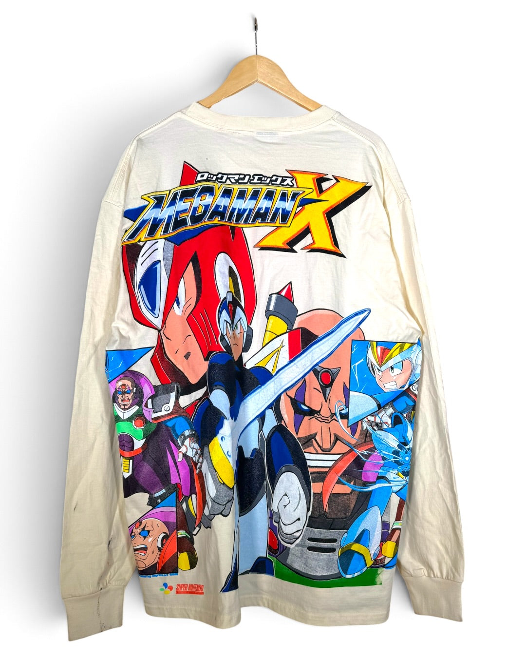 Cream Longsleeve - Megaman X - 360 Shirt