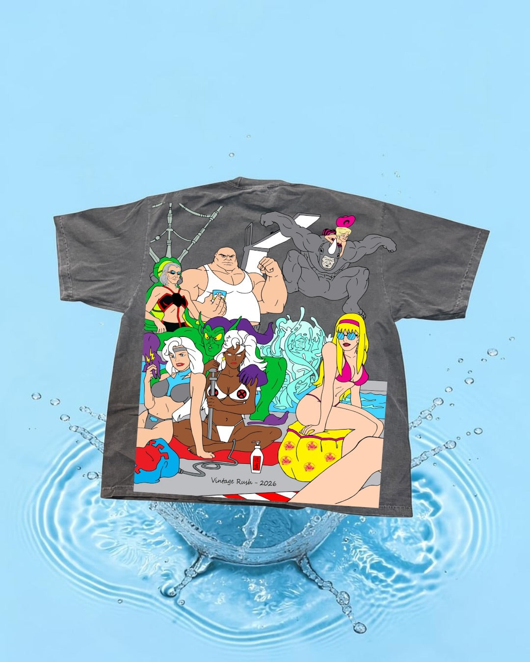 Faded - Spidy Wish front - king pin and friends back