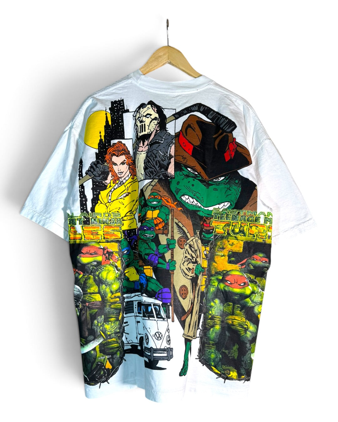 White - TMNT World Front - Trench Coat Back - TMNT sides
