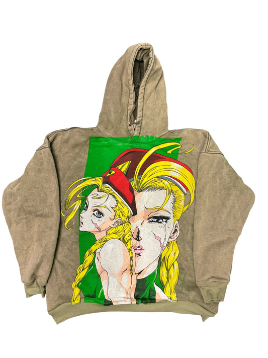 Olive-Large, Extra Large Cammy hoodie