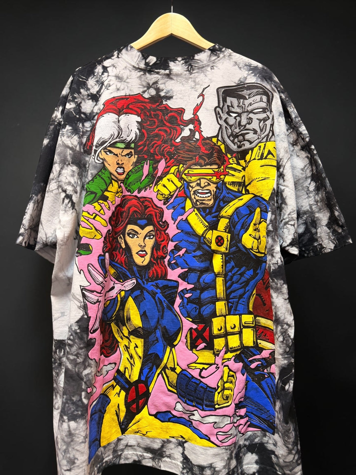 Black tie dye - Beast & Gambit Front & X-Men Team
