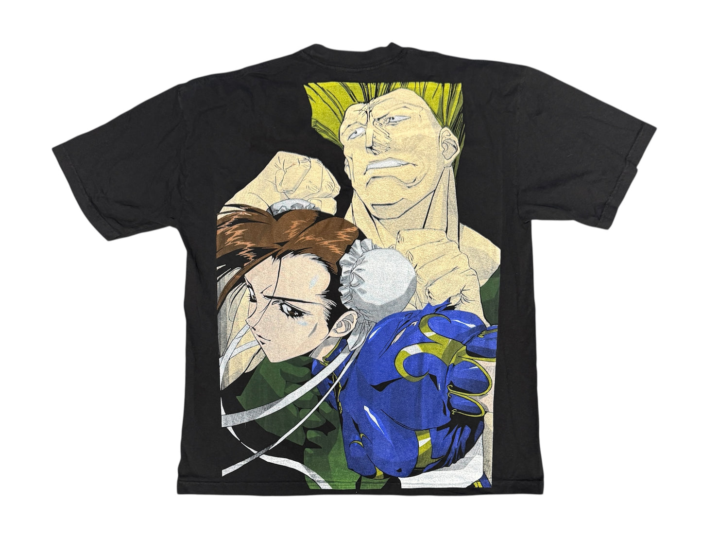 (Black Friday)-XL-Black-Street Fighter 2 Chun li/Guile