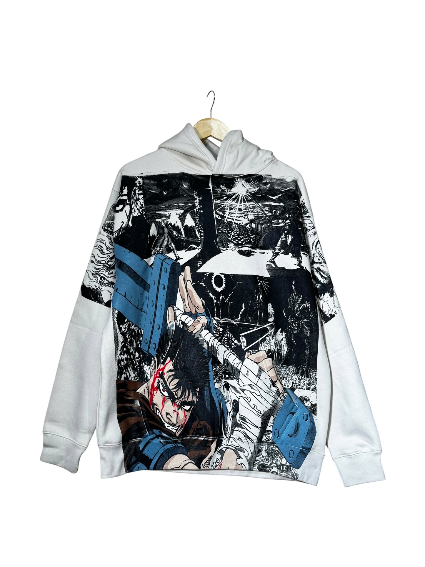 Cream hoodie - Beserk Guts manga hit