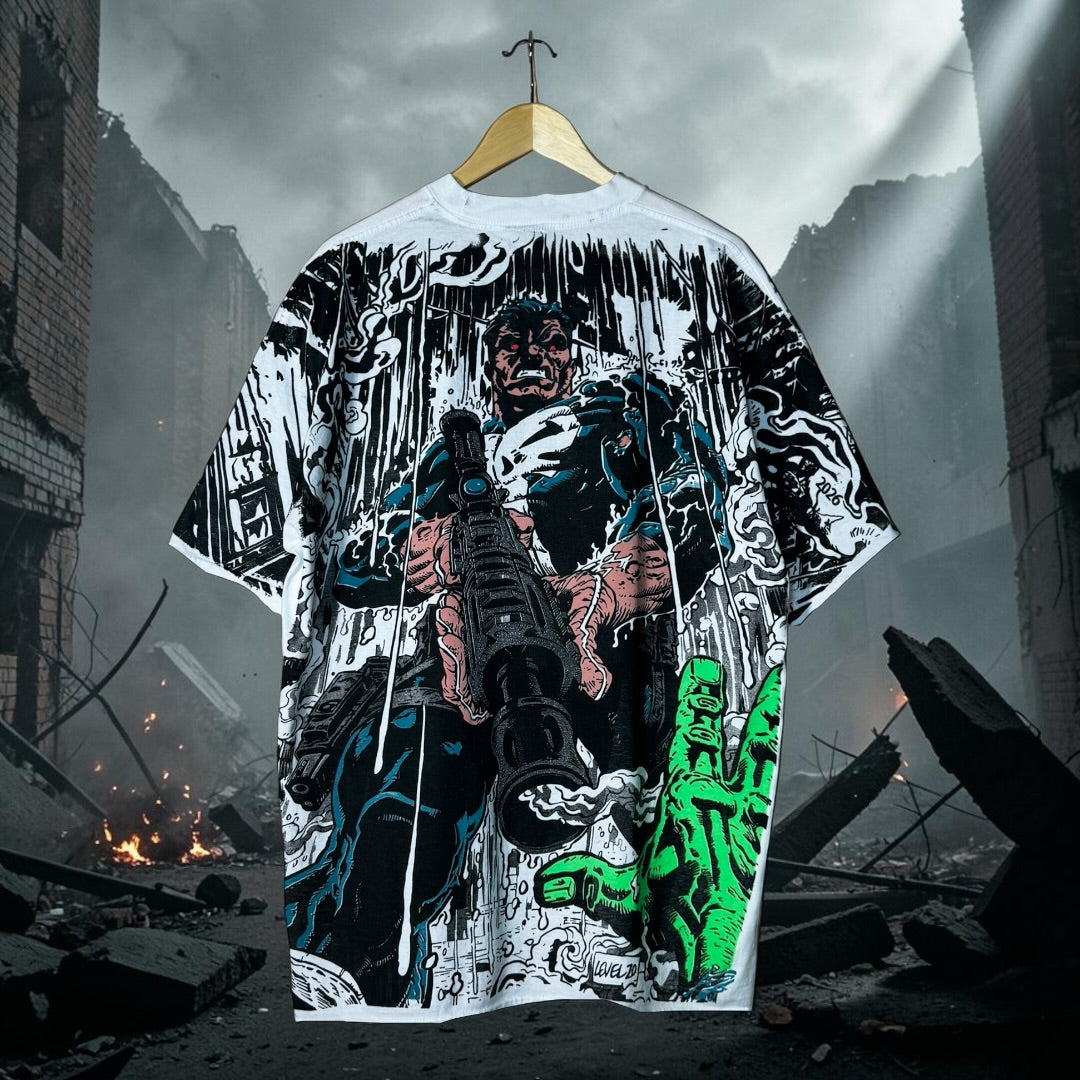 White - Punisher Vs Hulk Glow In The Dark