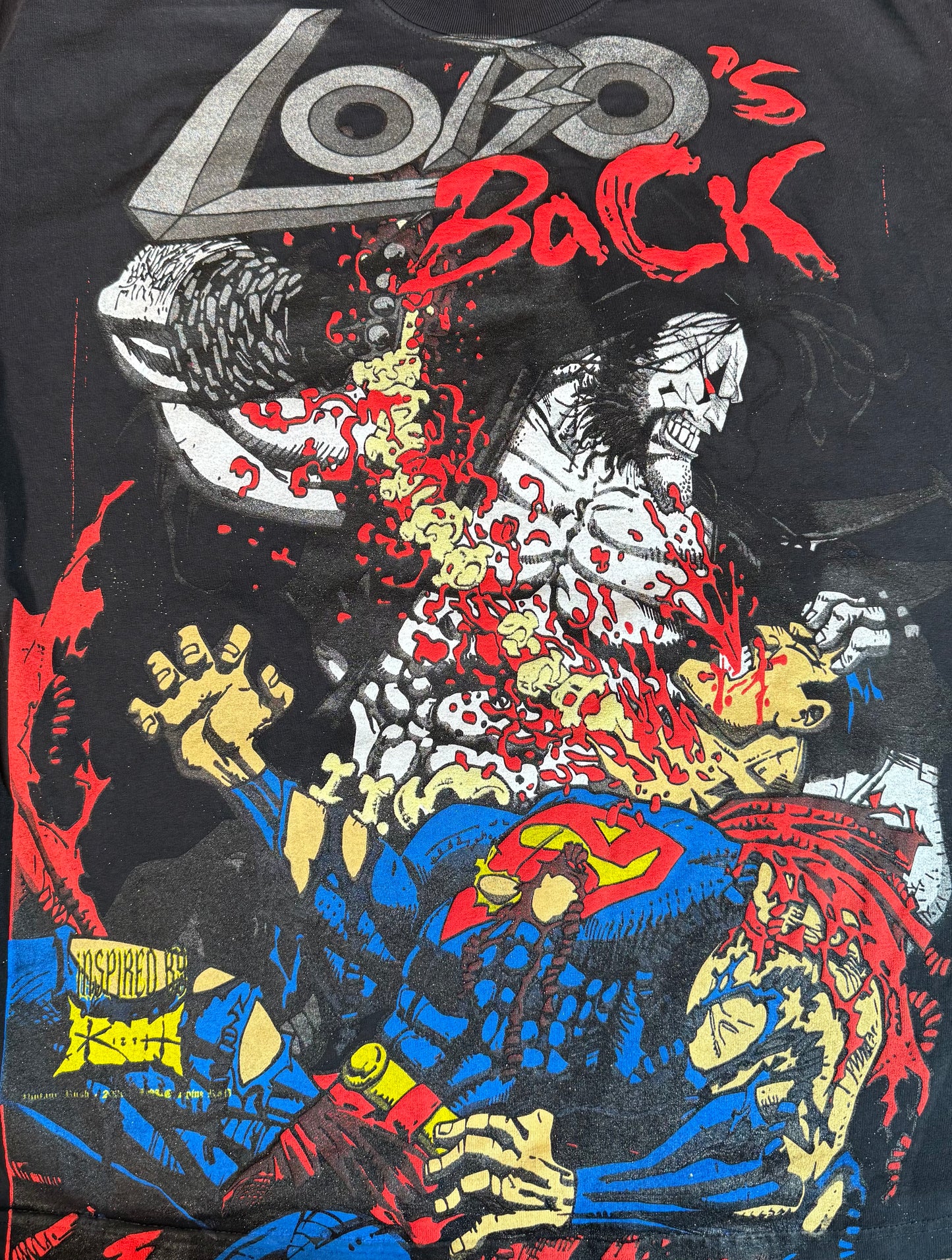 Black - Lobo Wins Front - Spine Ripped Back