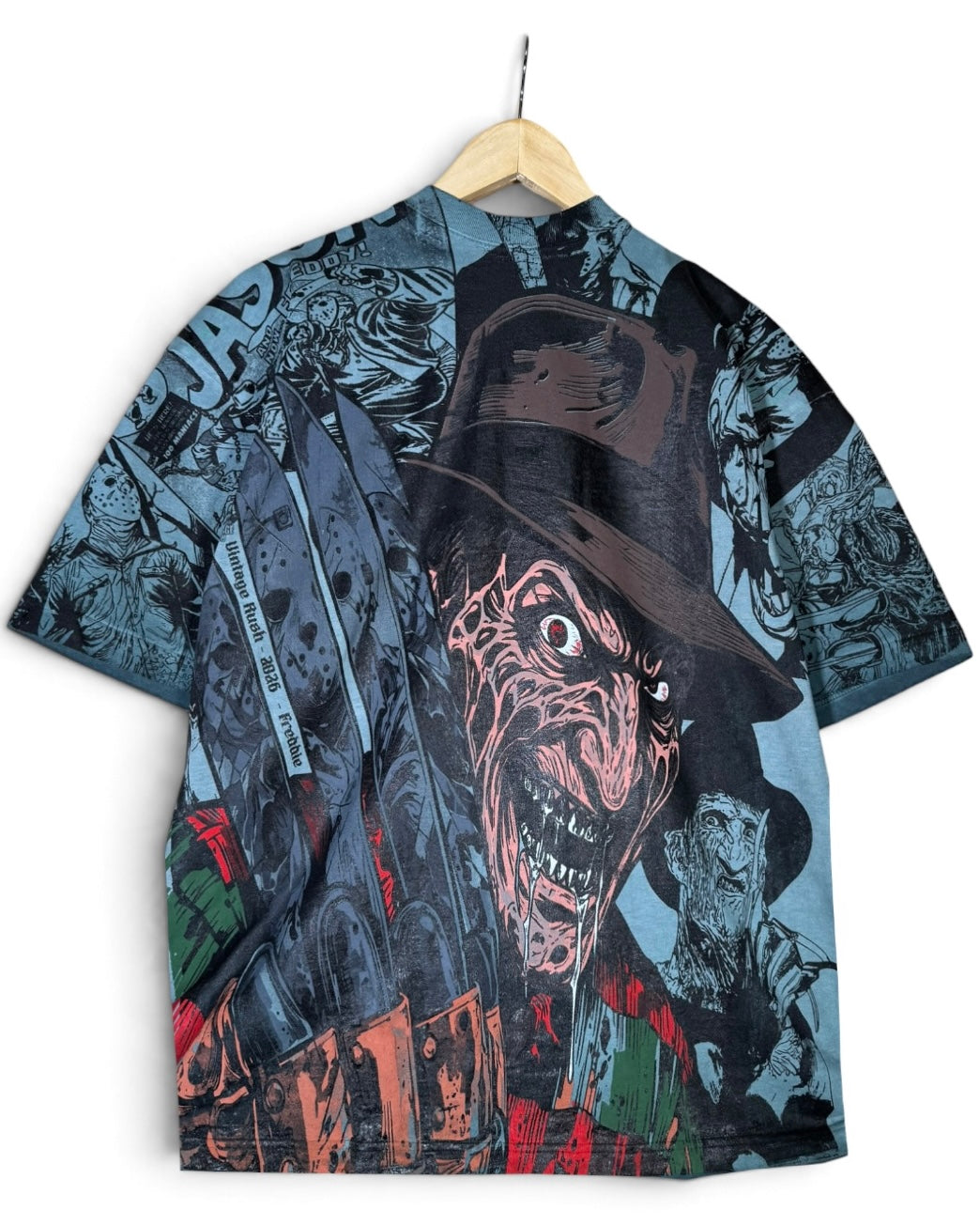 Teal Oil Wash - Fredy Kruger Panels Mega Print