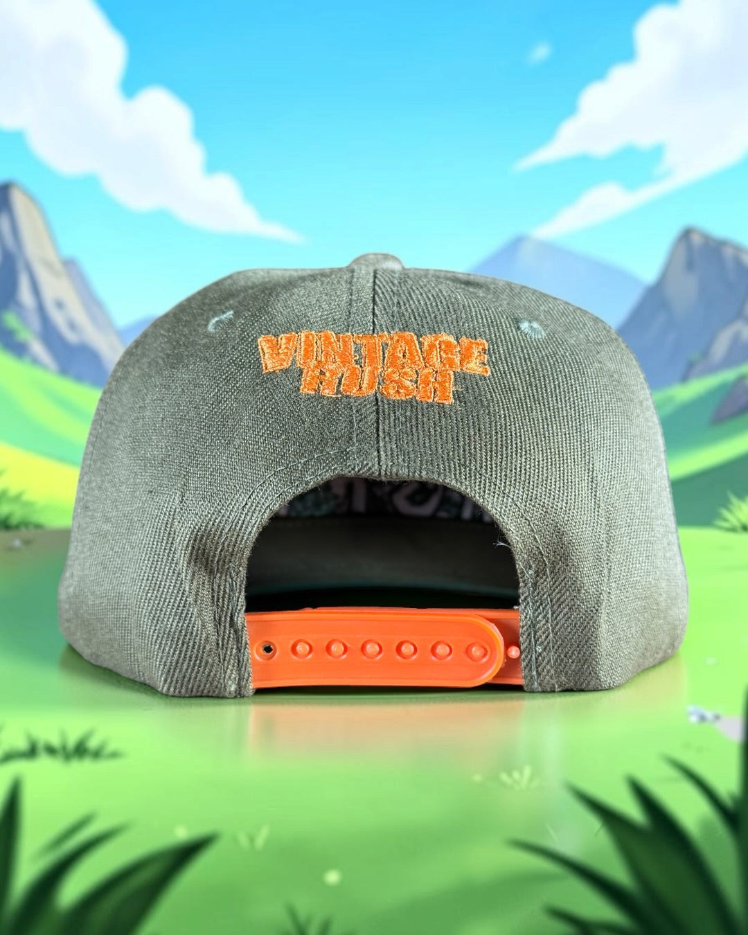 Green with Orange Brim - Dragon Ball Kid Goku - Hat