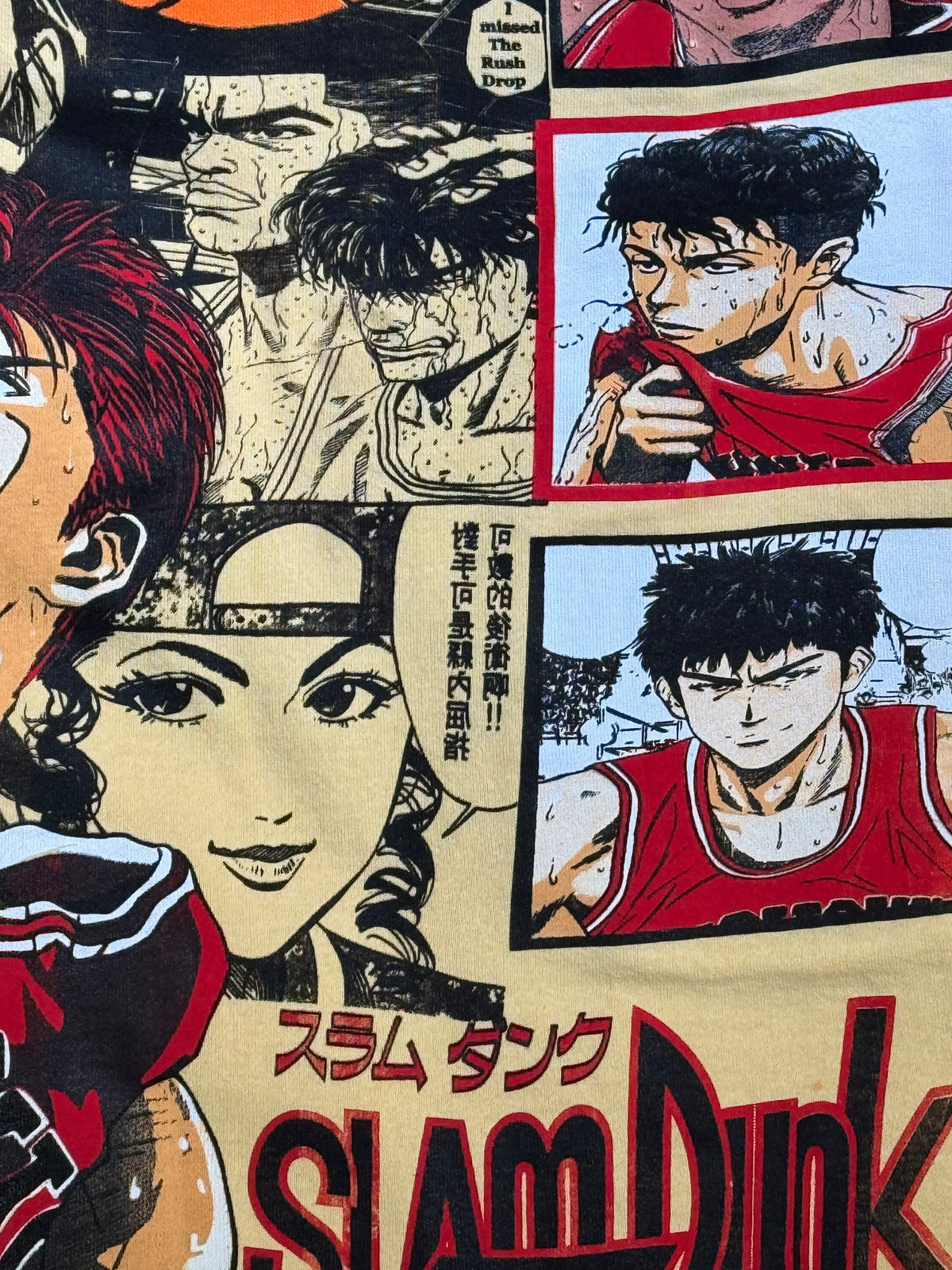 Super Cream - SlamDunk Manga Panels Mega Print - Shirt