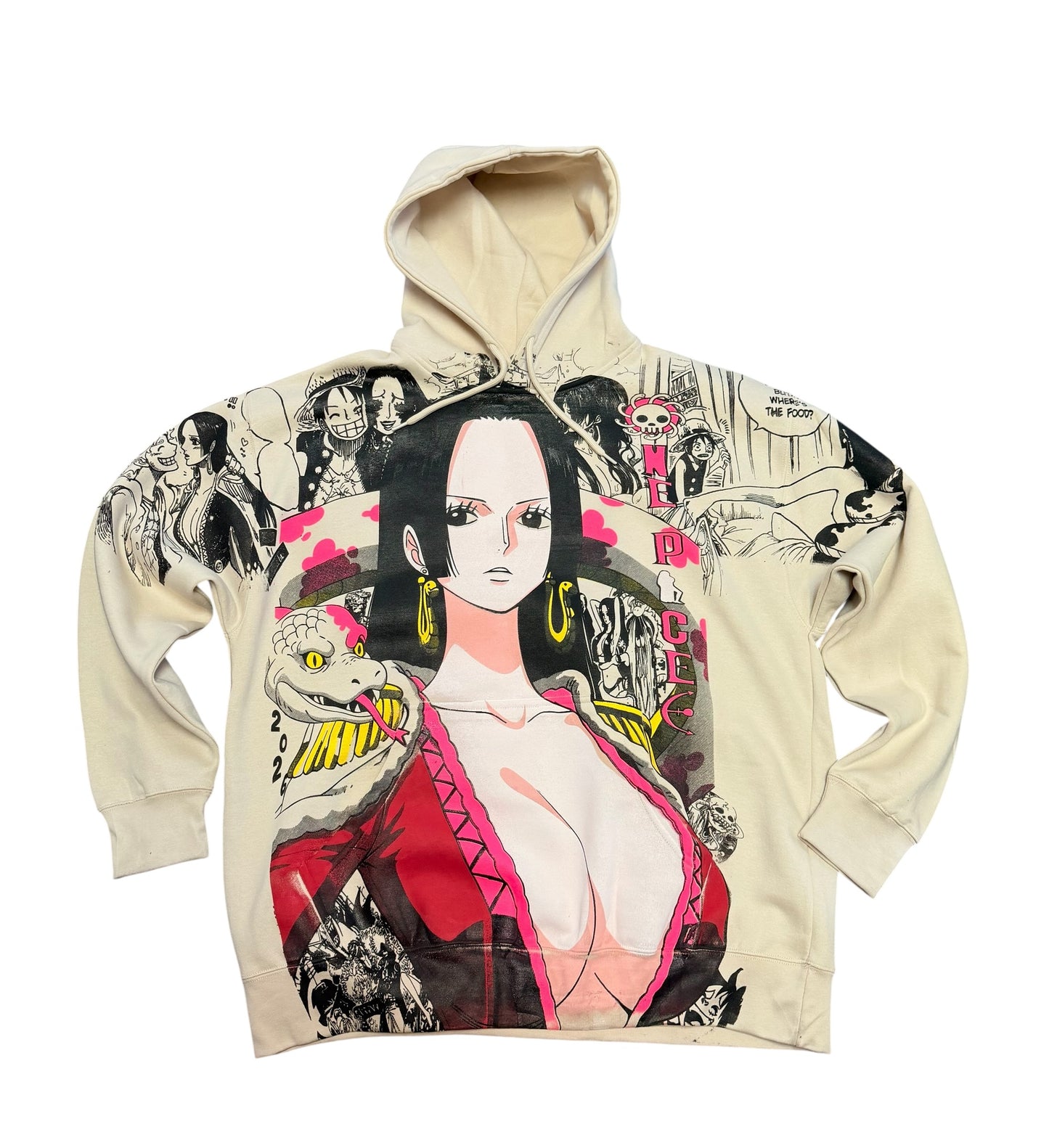 Cream HOODIE - Boa Hancock Hoodie