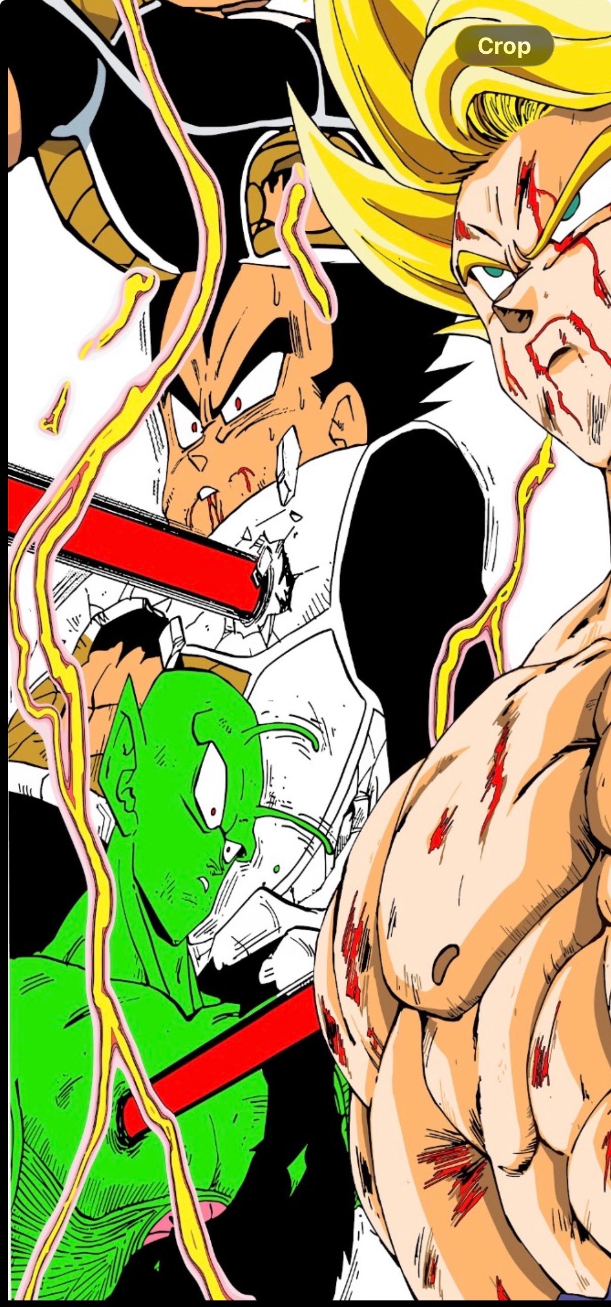 Black Hoodie - Goku SSJ Front &  Lord Freiza back