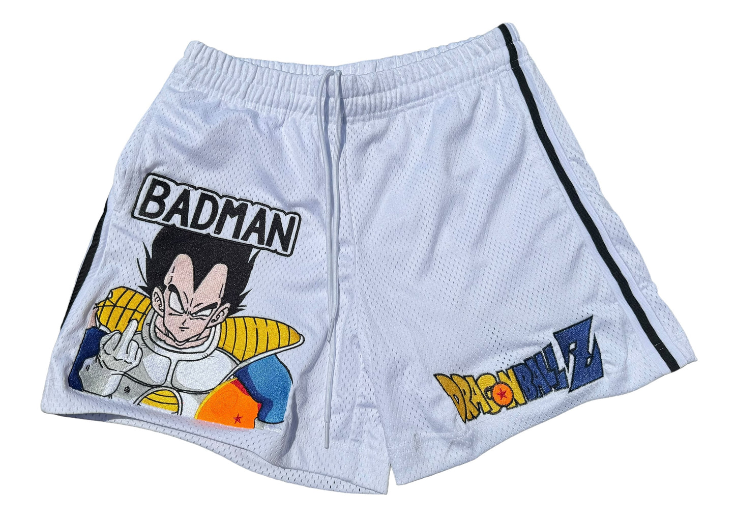 White - Badman Shorts