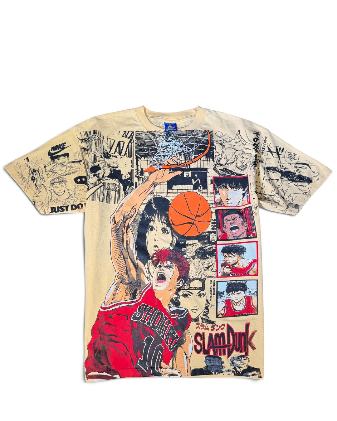 Super Cream - SlamDunk Manga Panels Mega Print - Shirt