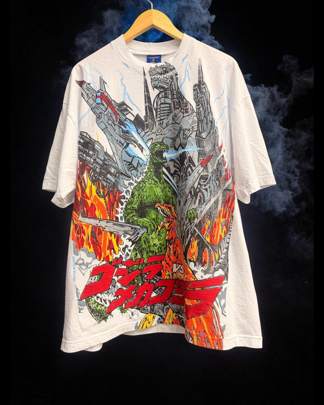 White  - Mechagodzilla Trio Front & Godzilla Final Wars Back