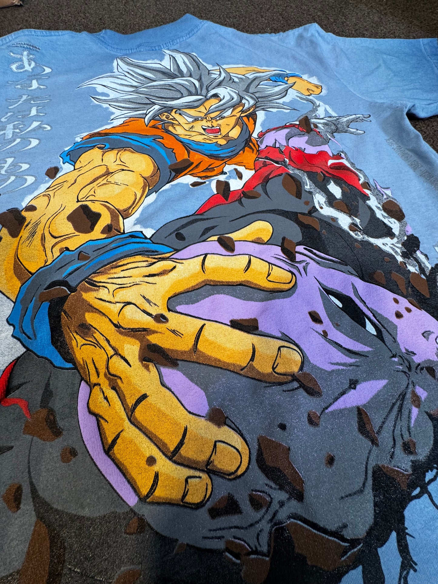 Blue Oil Wash - Group Hit Front - Goku vs Jiren Back