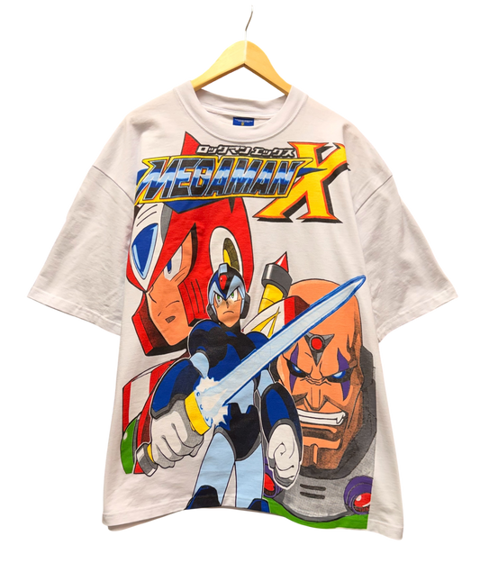 White - Mega Man X Big faces Front & Mega Man X SNES Back