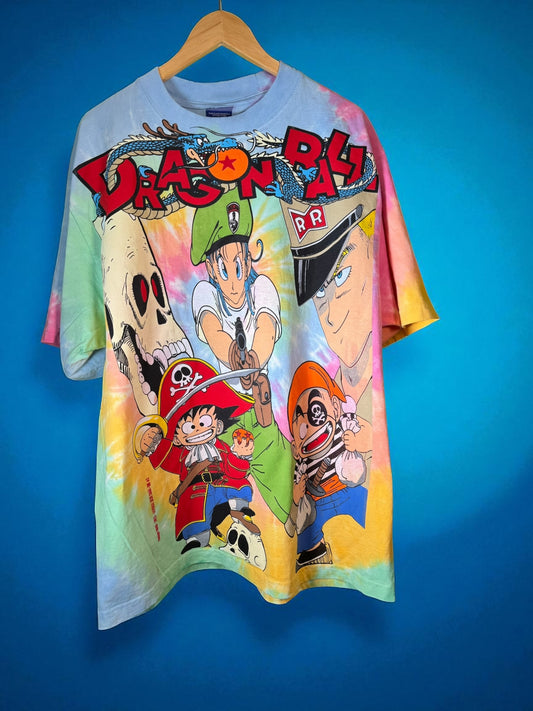 Sherbet tie dye - Pirates front - Muscle Tower Back
